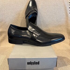 Unlisted by Kenneth Cole Men's Sleek Black Loafers